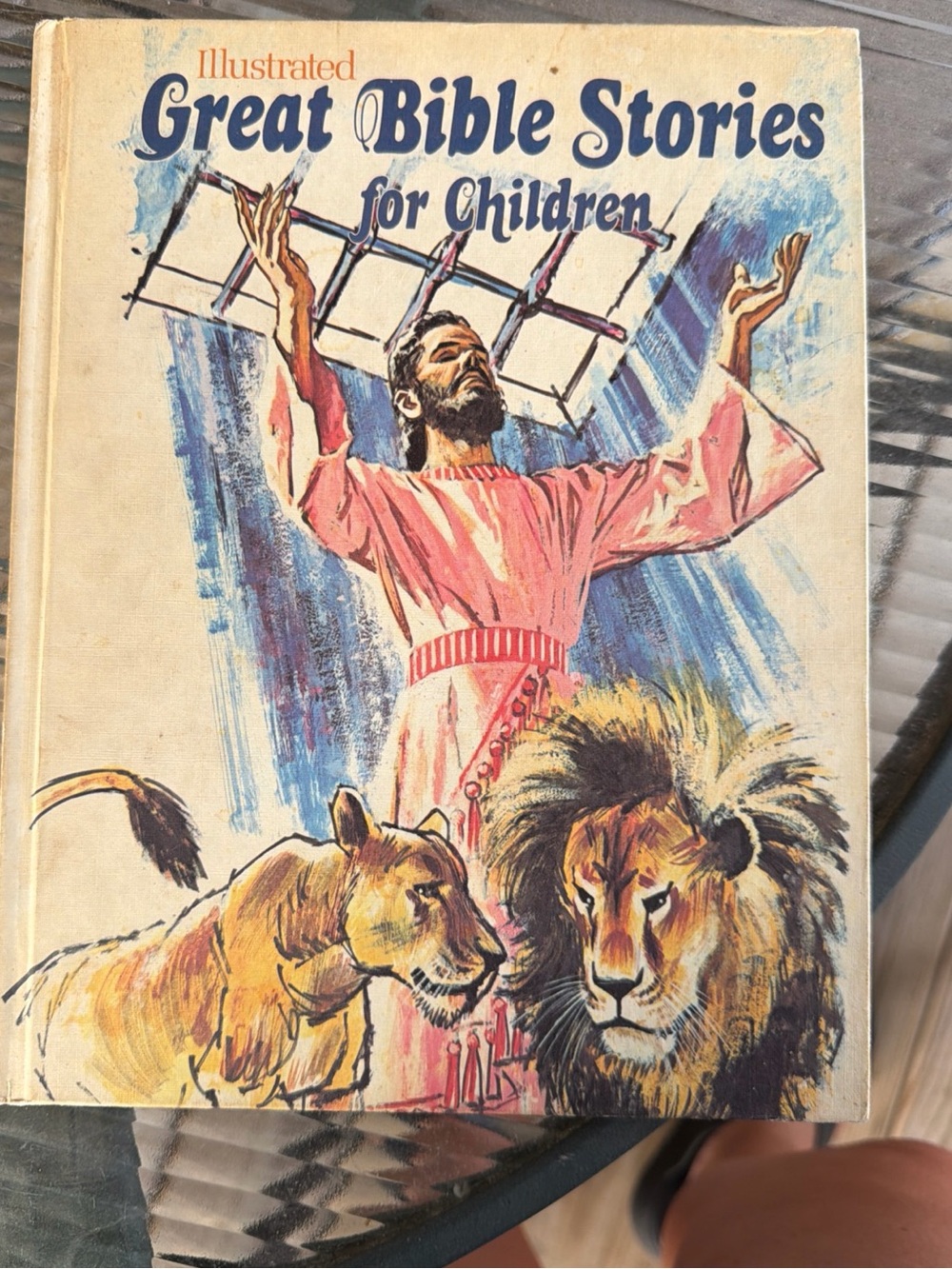 Vintage 1974 Illustrated Great Bible Stories For Children Hardcover Book